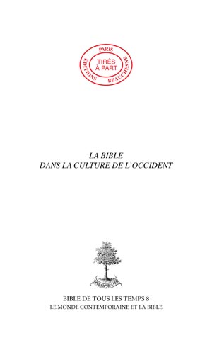 LA BIBLE DANS LA CULTURE DE L\'OCCIDENT